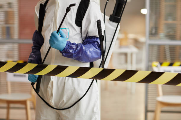 Professional Biohazard Cleanup technician working in Mattituck, NY